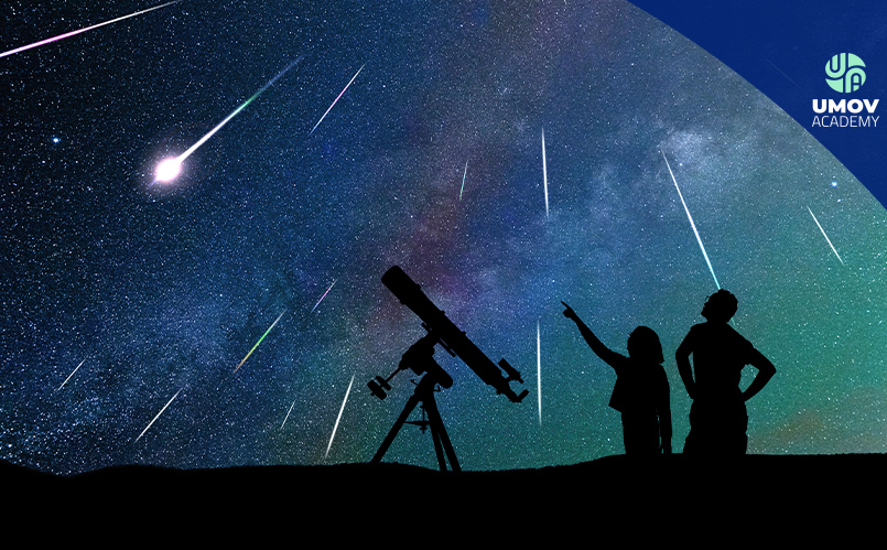 ¿Qué es una lluvia de estrellas?