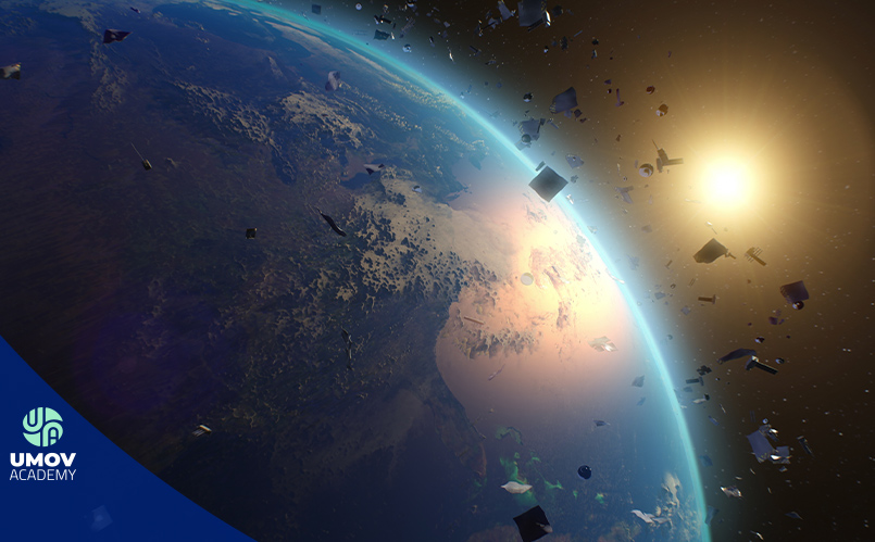 ¿Qué es la basura espacial?
