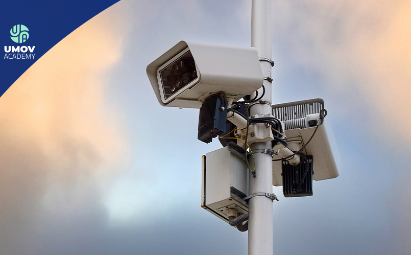 Función de las cámaras de seguridad de una ciudad